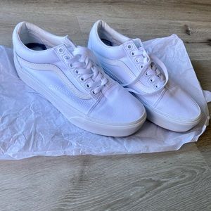 Vans Old Skool Stackform Sneakers- True White